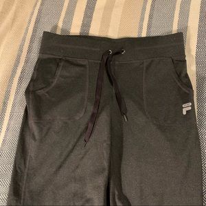 Fila Dark Gray Drawstring Pants